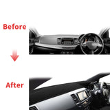 Anti-Glare Dashboard Cover Mat for Mitsubishi Lancer 2008–2016 Dashboard Mat CATUSIKI