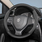 Suede Matte Carbon Fiber Cover for Suzuki Swift Car Interior Accessory Hocasen