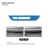 For BMW 5er G30 G38 6GT G32 Seat Memory Button  Panel Trim Frame Sticker Car Premium Interior Tuning Accessories Made of Alcanta
