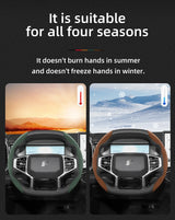 Snap-On Suede Steering Wheel Cover for Jetour X70
