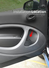 Flocking Door Handle Storage for Smart 453 Fortwo