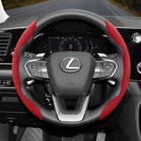 Lexus Anti-Slip Segmented Suede Steering Wheel Cover