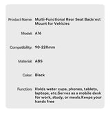 Magnetic Phone Mount Car Backseat Table with Universal Foldable Design