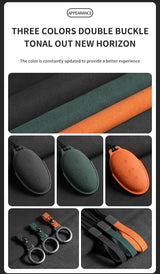 Suede Car Key Case Cover For Rising Auto R7 F7 ER6 Car Key Shell Accessories Car Accessory OEM