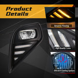 Toyota Highlander 2021-2022 Dual Color DRL Fog Light LED Ambient Light MAGIC COLORM