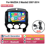 Android 13.0 Head Unit GPS for Mazda 2 2007-2014