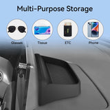 Honda Pilot 2023-2025 Dashboard Storage Tray Car Display Screen Rear Storage Box Tray Organizer Accessories Black Dashboard S