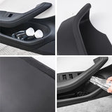 For Tesla Model 3 Highland Y Juniper Car Door Side Storage Box Door Slot Storage Organizer Container Car Interior Door Storag