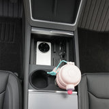 For Tesla Model 3 Highlander Juniper Silicone Cup Holder Insert Mat Center Console Anti Slip Water Cup Pad Car Interior Acces