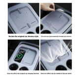 For Xpeng G7 Xiaopeng Wireless Charging Pad - Silicone - Center Console Cup Holder - Protective Pad - Cover - Interior Modifi