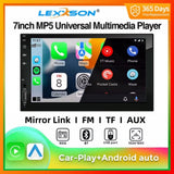 7 Inch Touchscreen Multimedia Player with CarPlay and Android Auto Android Head Unit ANYFAR Default Title