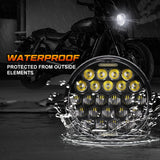 5.75 Inch Led Headlight For Motorcycle 5 3/4 Auxiliary Led Lights For Harley Sportster Iron 883 Dyna Street Bob FXDB Motor Parts