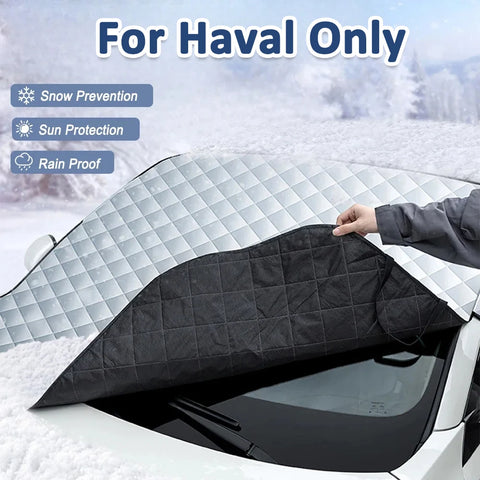For Haval Jolion H2S H4 H7 H9 H6 H6 Coupe H6S F5 F7 F7X Car Front Windshield Sunshade Prevention Snow Shield Waterproof Cover