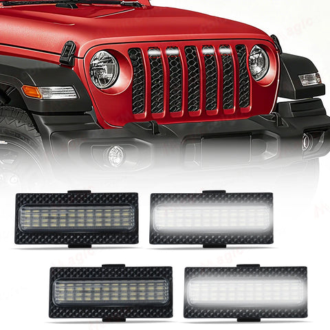 LED Grille Lights for Jeep Wrangler JL 2024 2025 LED Ambient Light MAGIC COLORM