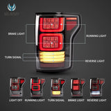 LED Tail Lights with Sequential Signal for Ford F150 Car Interior Accessory VLAND