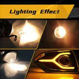 DRL Fog Turn Signal Lights for Hyundai Accent 2018 LED Ambient Light MAGIC COLORM