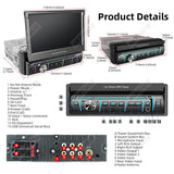 Universal 1Din Retractable Screen Car MP3 Player Android Head Unit AKAMATE