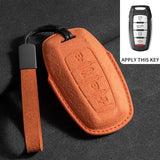 Car Key Case For Great Wall Haval Jolion 2022 H6 H7 H4 H9 F5 F7 F7X F7H H2S GMW Dargo Suede Car Keychain