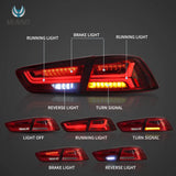 Vland Sequential LED Tail Lights for Mitsubishi 08-17 Car Interior Accessory Vland