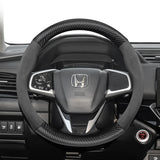 Suede Carbon Fiber Steering Wheel Cover for Honda Car Interior Accessory Hocasen