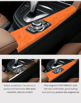 For BMW 4 Series F32 F33 F36 Center Console Multimedia Panel Trim Frame Sticker Car Interior Tuning Accessory Made of Alcanta