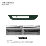 For BMW 5er G30 G38 6GT G32 Seat Memory Button  Panel Trim Frame Sticker Car Premium Interior Tuning Accessories Made of Alcanta