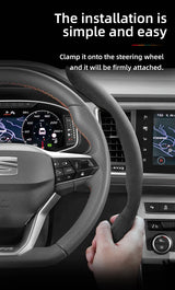 Anti-Slip Suede Steering Cover for Seat Models