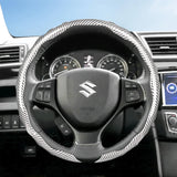 Carbon Fiber Wave Steering Cover for Suzuki Cars