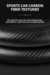 GWM Suede Matte Carbon Fiber Steering Wheel Cover Car Interior Accessory Hocasen
