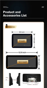 Android 13 GPS Navigation Display for Mercedes-Benz ML GL 2012-2015