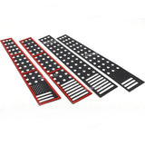 Window Cover Trim Black Aluminum for Dodge Ram 1500
