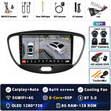 Android 15 Navigation Head Unit for Hyundai i10 2007–2013