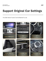 12.3 Inch Wireless CarPlay Android Auto Screen for Mercedes E-Class