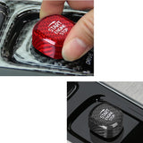 Carbon Fiber Engine Start Button Cover for Volvo Car Interior Accessory LINGLUYANG