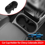 Chevrolet Chevy Colorado 2023-2025 Limiter Fixed Silicone Drink Storage Box Tray Car Accessories