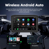 CarPlay GPS Navigation Dashboard with DVR and TPMS