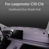 For Leapmotor C10 C16 2026 Car Dashboard Sun Shade Pad Anti-slip Heat Insulation Mat Interior Protective Accessories Car Inte