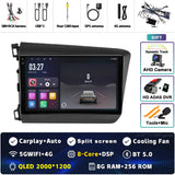 2K Android 15 Multimedia Head Unit for Honda Civic 2012-2015