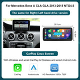 Wireless CarPlay Multimedia Display for Mercedes-Benz A Class 2013