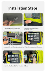 Trunk Side Window Storage Shelf for Suzuki Jimny