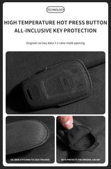 Suede Car Key Case Cover for Audi A6 A4 A7 Q5 A5 A4 B9 Q5 Q7 TT TTS 8S 2016 2017
