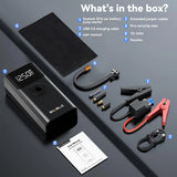 Car Jump Starter With Air Compressor Jump Starter Power Bank Portable Battery Starter 150PSI Air Pump With LED Light Jump Sta