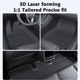 Floor Mat for Tesla Model 3 Highland 2024 TPE Waterproof Weather-resistant Foot Pad Mats Car Interior Accessory TEKSY