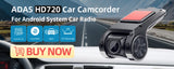 3-Channel 1080P Dash Cam WiFi Night Vision Universal Dashcam AKAMATE