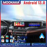 Dual Screen Android Multimedia System for BMW 5 Series 2010-2017 Android Head Unit Aotsr 8GB 128GB