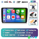 2K QLED Android 15 Head Unit for Audi A3 S3 RS3 2003–2013