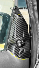 Carbon Fiber A-Pillar Cover Trim for Smart Fortwo Car Interior Accessory OEM