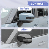 Red ABS Mirror Cover for Jetour Traveler T2 2023