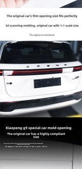 For Xpeng G9 2024 Xiaopeng G9 Black Badge Front Rear Badge Blackened Modification Front/Rear Badge OEM