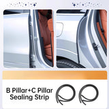 For BYD Sealion 05 EV Car Door Weatherstrip B C Pillar Rubber Sound Insulation Anti-Collision Protection Strip Car Accessorie